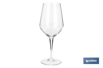 Pack of 6 wine glasses | Ágata Model | Available in different capacities | 100% lead-free - Cofan