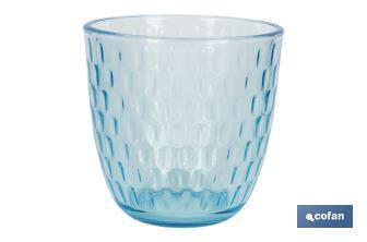 Pack of 6 tumbler glasses | Ópalo Model | Capacity: 29cl | Available in different colours - Cofan