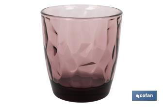 Pack of 6 tumbler glasses | Jade Model | Available in different capacities | Different colours - Cofan