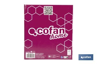 Juego de vajilla de cerámica verde | Set de 12 piezas | Diseño irregular | Apta para lavavajillas y microondas - Cofan