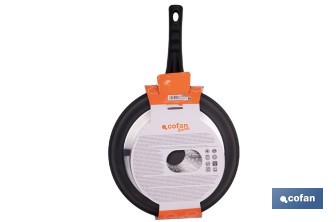 Padella con diametri differenti | Ideale per induzione e lavastoviglie | Alluminio forgiato | Antiaderente | Modello Anzio - Cofan