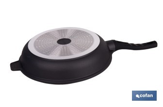 Padella con diametri differenti | Ideale per induzione e lavastoviglie | Alluminio forgiato | Antiaderente | Modello Anzio - Cofan