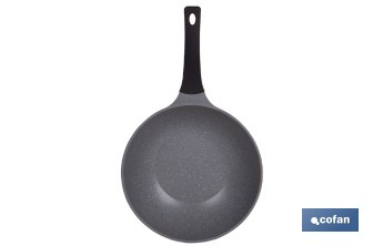 Sartén wok de inducción Ø30 cm gama Anzio | Aluminio forjado | Revestimiento antiadherente | Apta para todo tipo de cocinas - Cofan