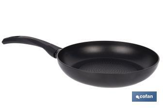 Non-stick aluminium frying pan, Brasatto Model | Diameter from 160 mm to 320 mm | With flameproof ring - Cofan