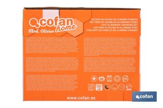 Batería de Cocina Full Induction | 3 Piezas | Aluminio Fundido - Cofan