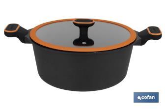 Full induction pot | Die-cast aluminium | Size: Ø28cm - Cofan