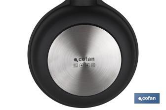 Full induction pot | Die-cast aluminium | Available in two sizes to choose from - Cofan