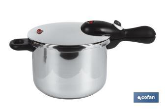 Pressure Cooker | Módena Model | Stainless Steel | Suitable for induction cooker - Cofan