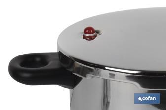 Panela de Pressão | Modelo Módena | Aço Inox | Apta para inducção - Cofan