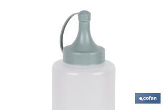 Squeeze bottle | Albahaca Model | Sauce & Oil Bottle | Plastic Squeeze Bottle | Aqua green colour - Cofan