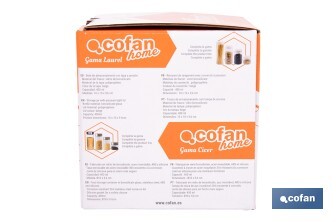 Bote de cocina de vidrio borosilicato | Tapa beige | Cierre a presión | Capacidad: 400 ml | Almacenaje de alimentos | Medidas: Ø10 x 9,6 cm - Cofan