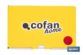 Borosilicate glass jar | 1,300ml Capacity | Several Colours | Size: 27.5 x 16.5cm ø 10cm - Cofan