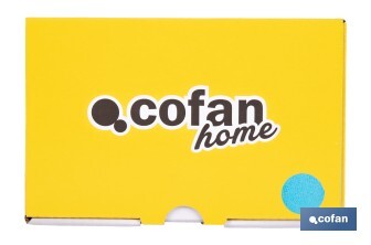 Borosilicate glass jar | 1,300ml Capacity | Several Colours | Size: 27.5 x 16.5cm ø 10cm - Cofan