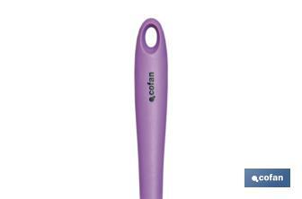 Soup ladle | Vergini Model | Silicone-coated nylon | Size: 28 x 8.5cm | Soup ladle - Cofan