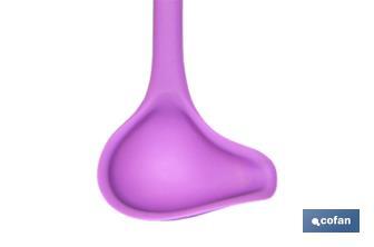 Sauce ladle | Vergini Model | Silicone-coated nylon | Size: 27 x 8cm | Resistance up to 220°C - Cofan