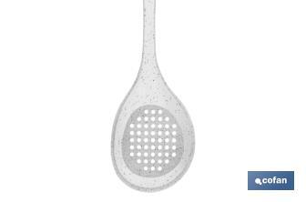 Cuchara Espumadera Modelo Bach | Fabricada en Silicona y Nylon | Medida 34 cm - Cofan