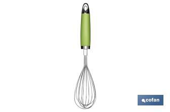 Fruste da cucina Modello Sena | Acciaio inox con manico in ABS | Verdi | Dimensioni: 28,5 cm - Cofan