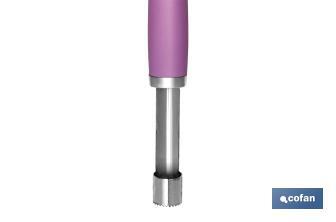 Cavatorsolo Modello Sena | Realizzata in acciaio inox con manico in ABS | Rosa | Dimensioni: 21 cm - Cofan
