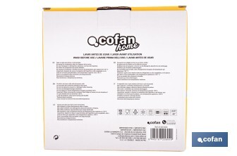 Set of 2 square food containers, Agatha Model - Cofan
