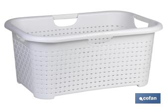 Multipupose polypropylene storage baskets | Several Colours | Size: 59 x 38 x 26cm - Cofan