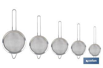 304 Stainless steel strainer | Sena Model | Several sizes | Useful strainer for different kitchen applications - Cofan