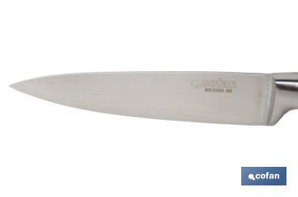 French forged paring knife | Red | Blade size: 9cm - Cofan