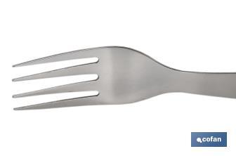 Pack of 3 table or steak forks | Forks with 4 tines | Available in 2 colours - Cofan