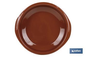 Heat-resistant terracotta round dish | Available in different sizes | Cook recipes on a slow burn - Cofan