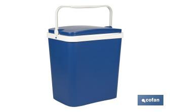 Nevera rígida | Color: azul | Material: polipropileno | Disponible en diferentes medidas y capacidades - Cofan
