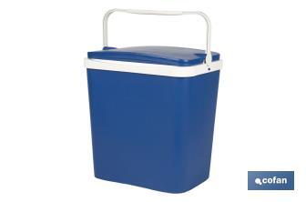 Nevera rígida | Color: azul | Material: polipropileno | Disponible en diferentes medidas y capacidades - Cofan
