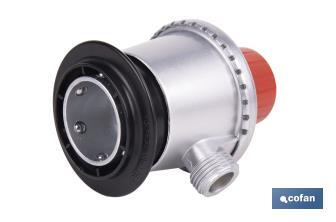Regulador de gas butano/propano | Mando ajustable | Rosca izquierda 21,8 mm | Adecuado para sopletes y soldadores - Cofan