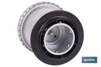 Regulador de gas butano/propano | Mando ajustable | Rosca izquierda 21,8 mm | Adecuado para sopletes y soldadores - Cofan