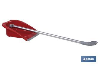 Foldable red dustpan - Cofan