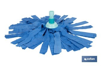 Fregona de microfibra con amortiguador - Cofan