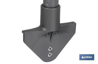 Metallic Dustpan with handle - Cofan