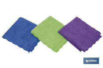 Pack de 3 bayetas de microfibra - Cofan