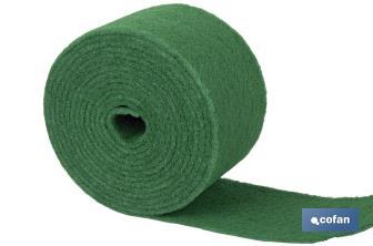 Green scrub pad roll - Cofan