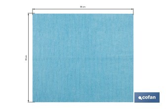 Pack de 4 bayetas de microfibra antibacterianas | Alta calidad y versatilidad | Máxima absorción | Medidas: 38 x 35 cm - Cofan