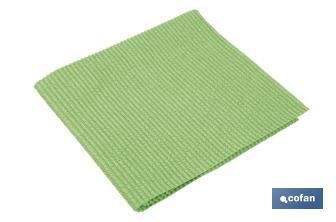Pack de 4 bayetas de microfibra antibacterianas | Alta calidad y versatilidad | Máxima absorción | Medidas: 38 x 35 cm - Cofan