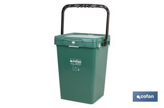 Green Rubbish Bin for Glass - Cofan