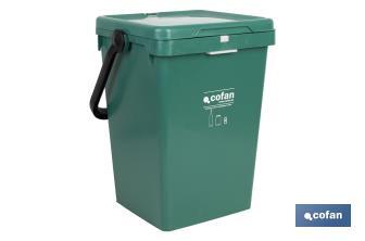 Green Rubbish Bin for Glass - Cofan