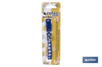 Cat collar with bell | Size: 1 x 32cm | Available in different colours to choose from - Cofan