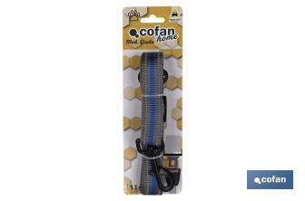 Car seat belt for dogs | Size: 114 x 2.4cm | Polyester and metal - Cofan