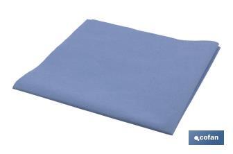 Pano Microplus | Multiusos | Medidas 40 x 40 cm | Cor Azul | Ideal para superfícies delicadas - Cofan