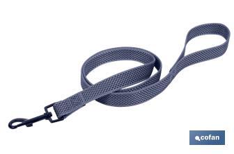 Reflective dog leash | Available in various sizes | Grey - Cofan