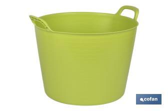 Flexible basket | Albahaca Model | 42l capacity | Several colours | Size: 48.5 x 45 x 38cm - Cofan