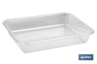 Multi-purpose tray | Albahaca Model | Several sizes | Transparent material | Multi-purpose organiser - Cofan