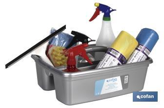 Organizador de limpieza | Solución perfecta para organizar los productos de limpieza | Accesorio de limpieza - Cofan