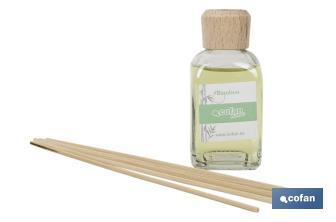 Ambientador de varillas | Aroma a bambú | Difusor con varillas de ratán - Cofan