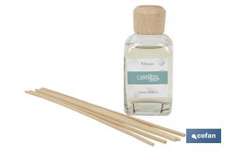 Reed diffuser | Aroma of ocean | Rattan scent sticks - Cofan